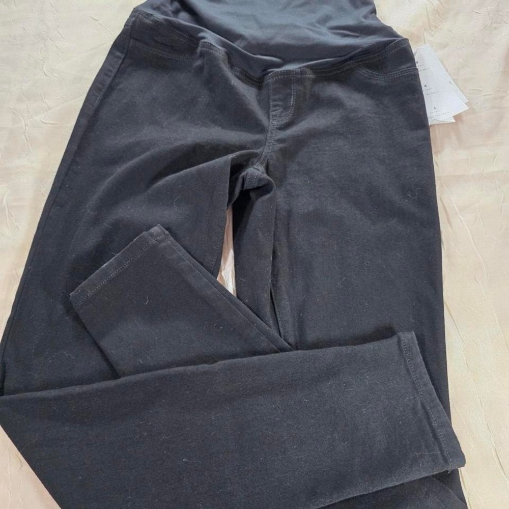 Isabel Maternity by Ingrid & Isabel Black Skinny Over the Belly Jeans Size 4